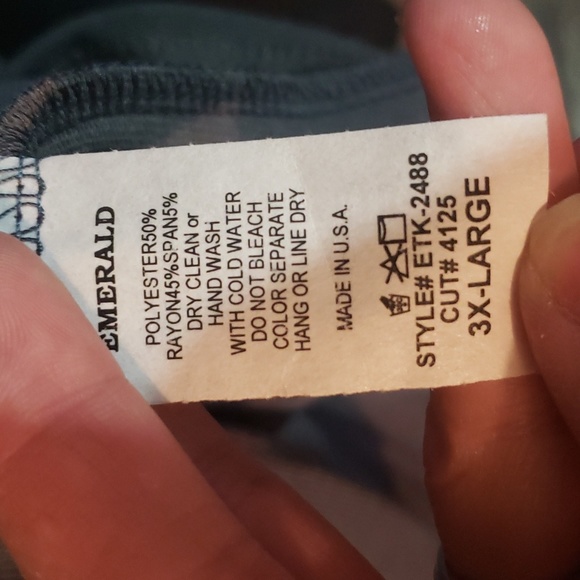 Long sleeve wrap top - Picture 3 of 3